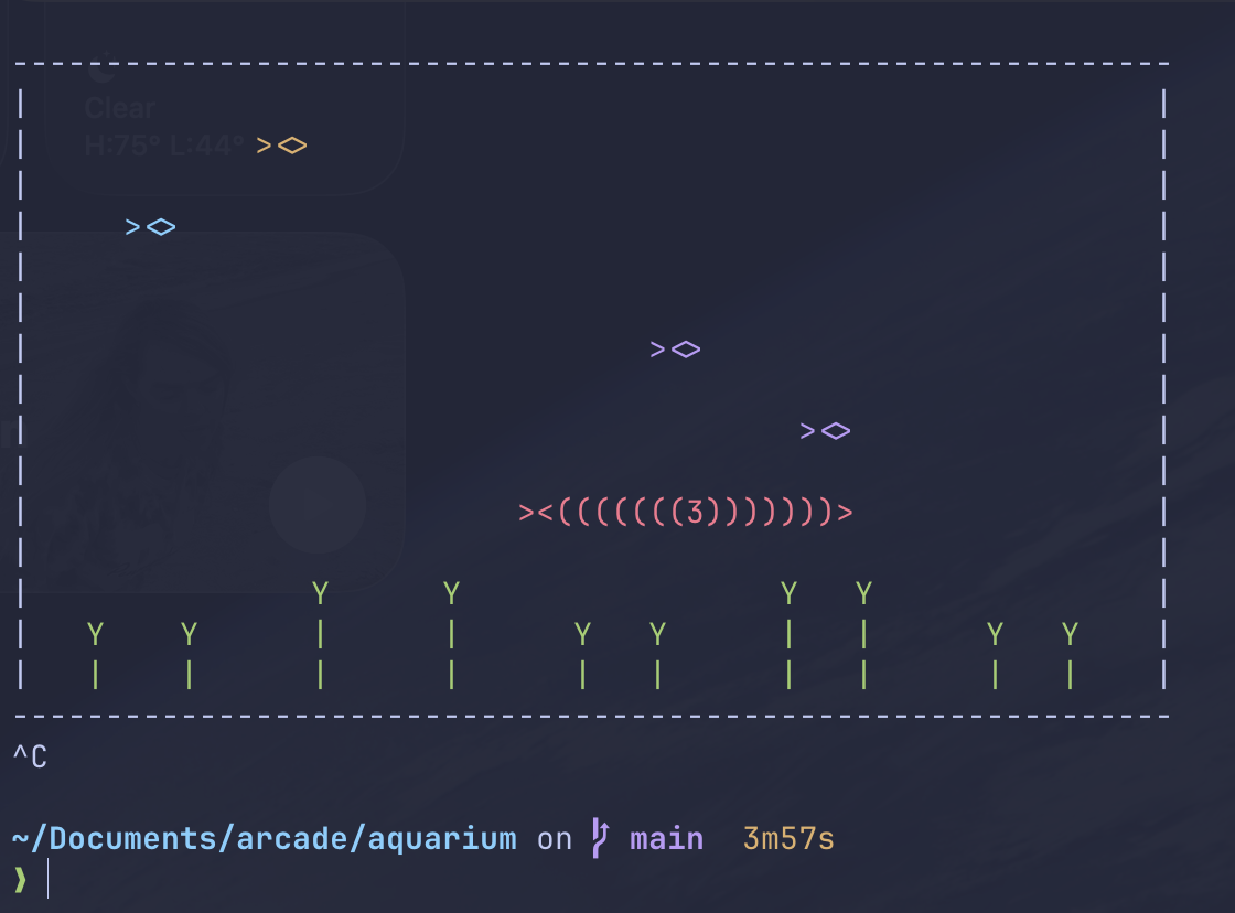 Aquarium screenshot